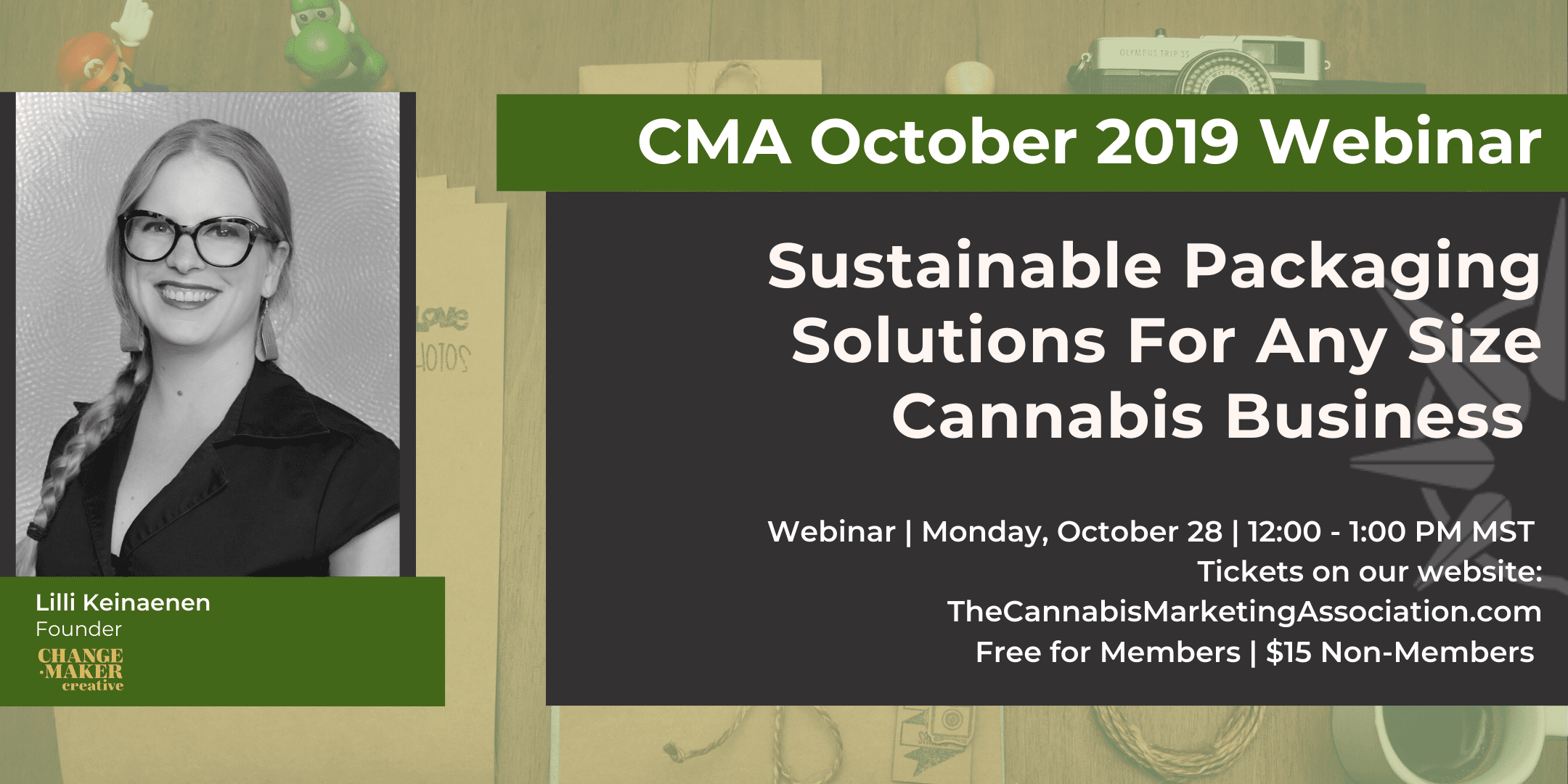CMA October 2019 Webinar — Sustainable Packaging