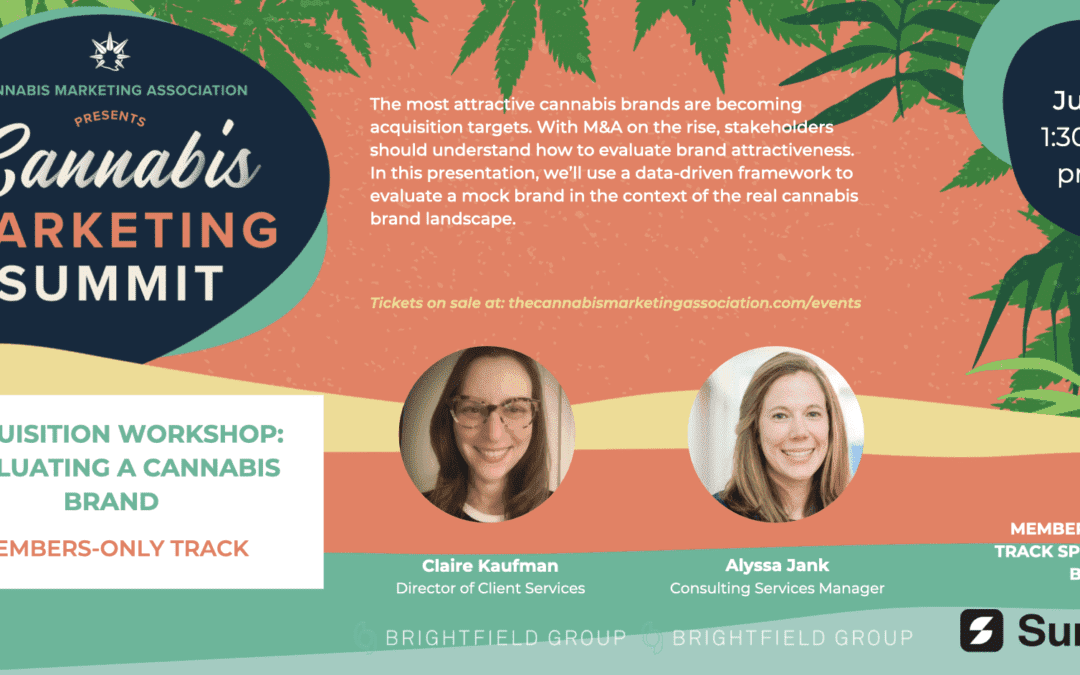 Session Spotlight: Acquisition Workshop: Evaluating a Cannabis Brand