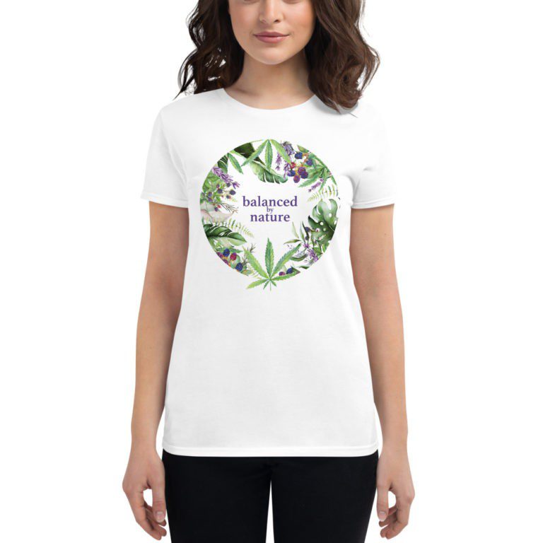 Women’s “Balanced by Nature” Short Sleeve T-Shirt