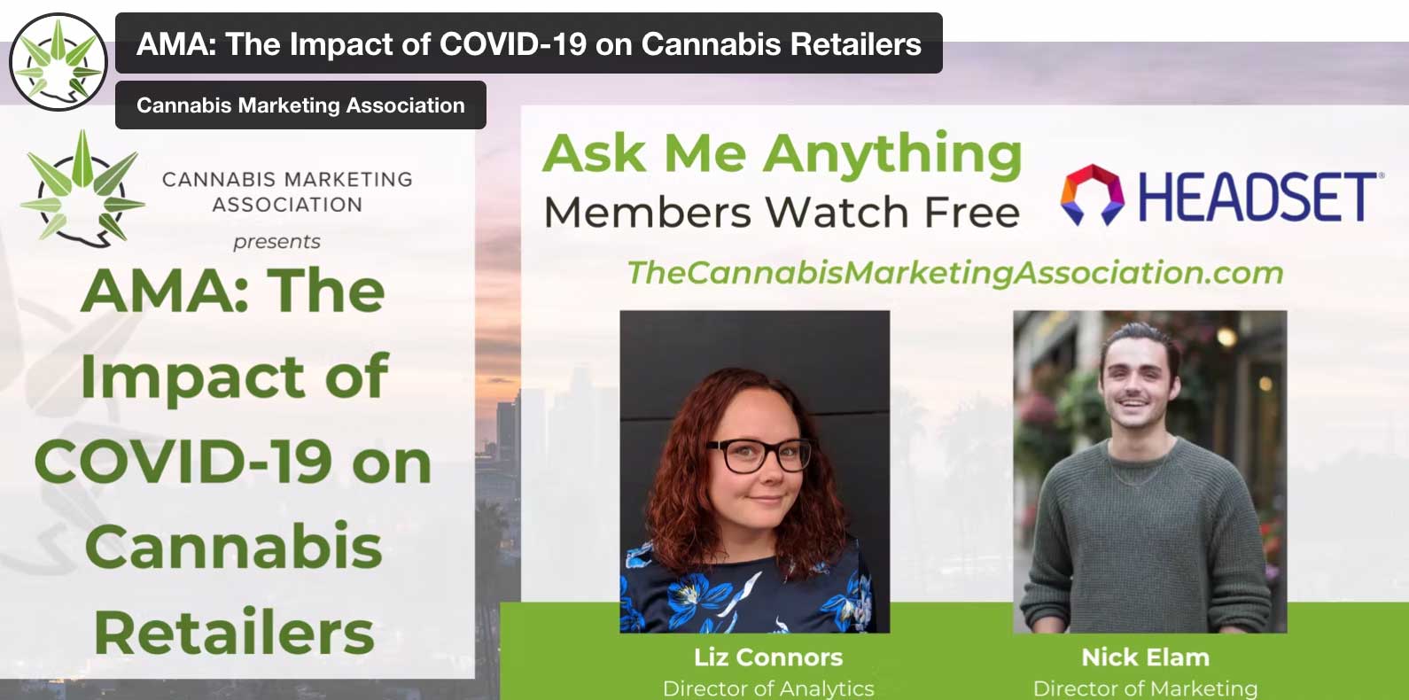 CMA: AMA: The Impact of COVID-19 on Cannabis Retailers