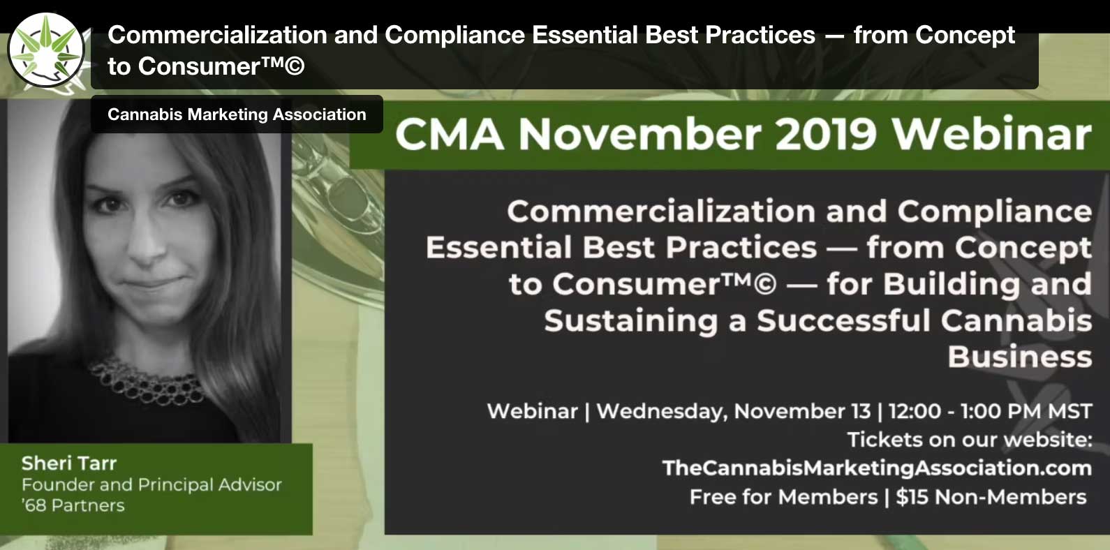 CMA: Commercialization and Compliance Essential Best Practices — from Concept to Consumer™