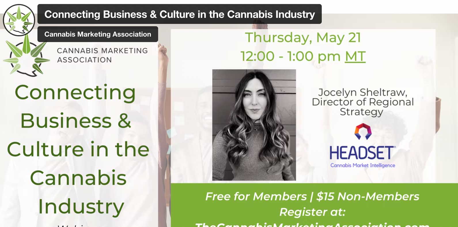 CMA: Connecting Business and Culture in the Cannabis Industry