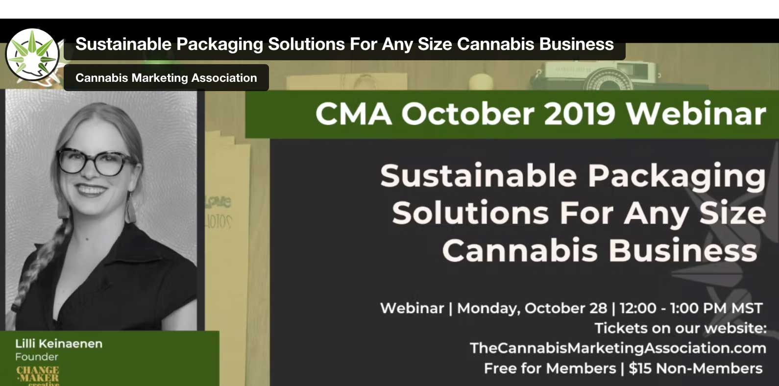 CMA: Sustainable Packaging Solutions For Any Size Cannabis Business
