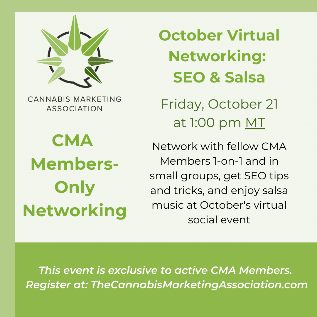 October Members-Only Virtual Networking: SEO & Salsa
